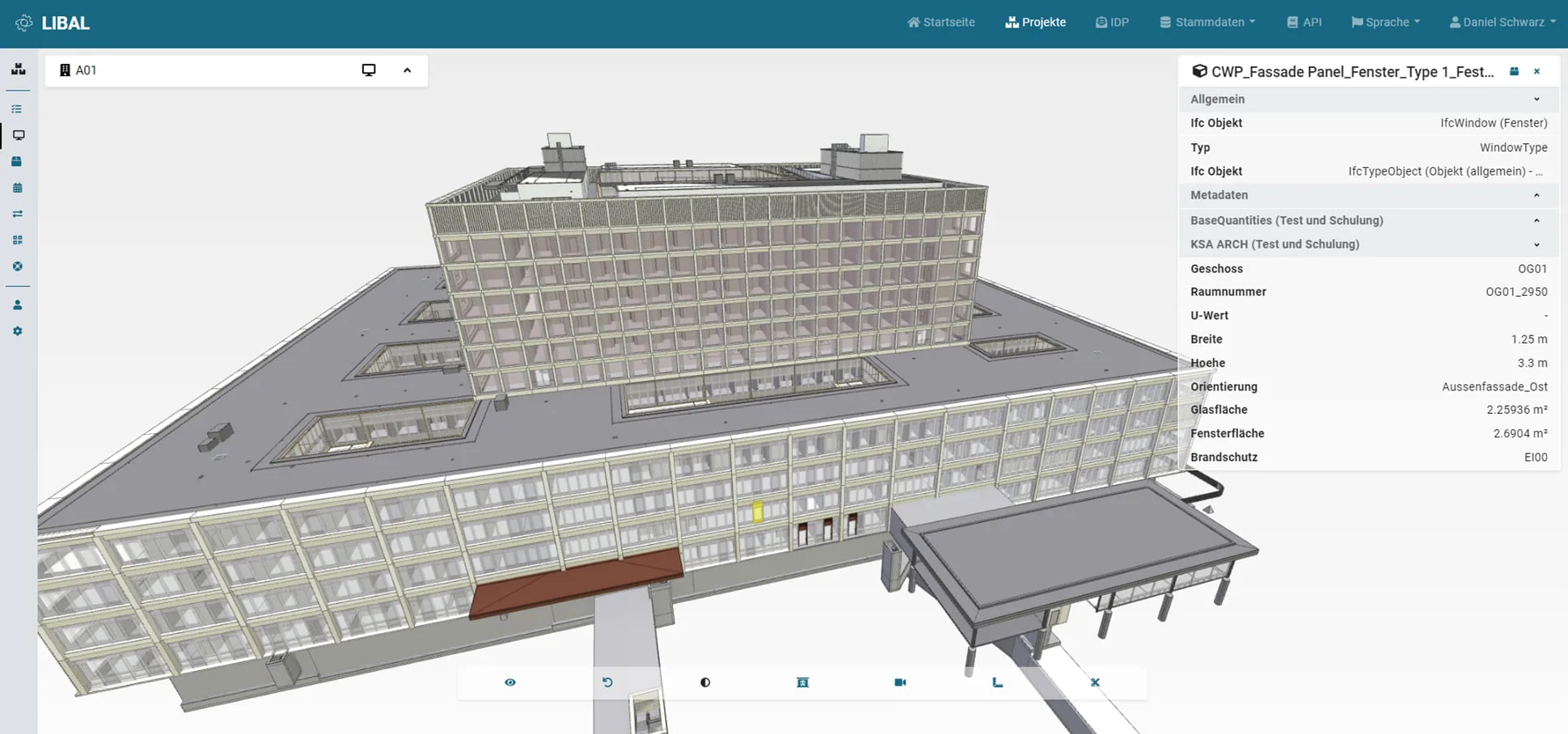 Kantonsspital Aarau &ndash; 3D-Modell im LIBAL digitalen Zwilling